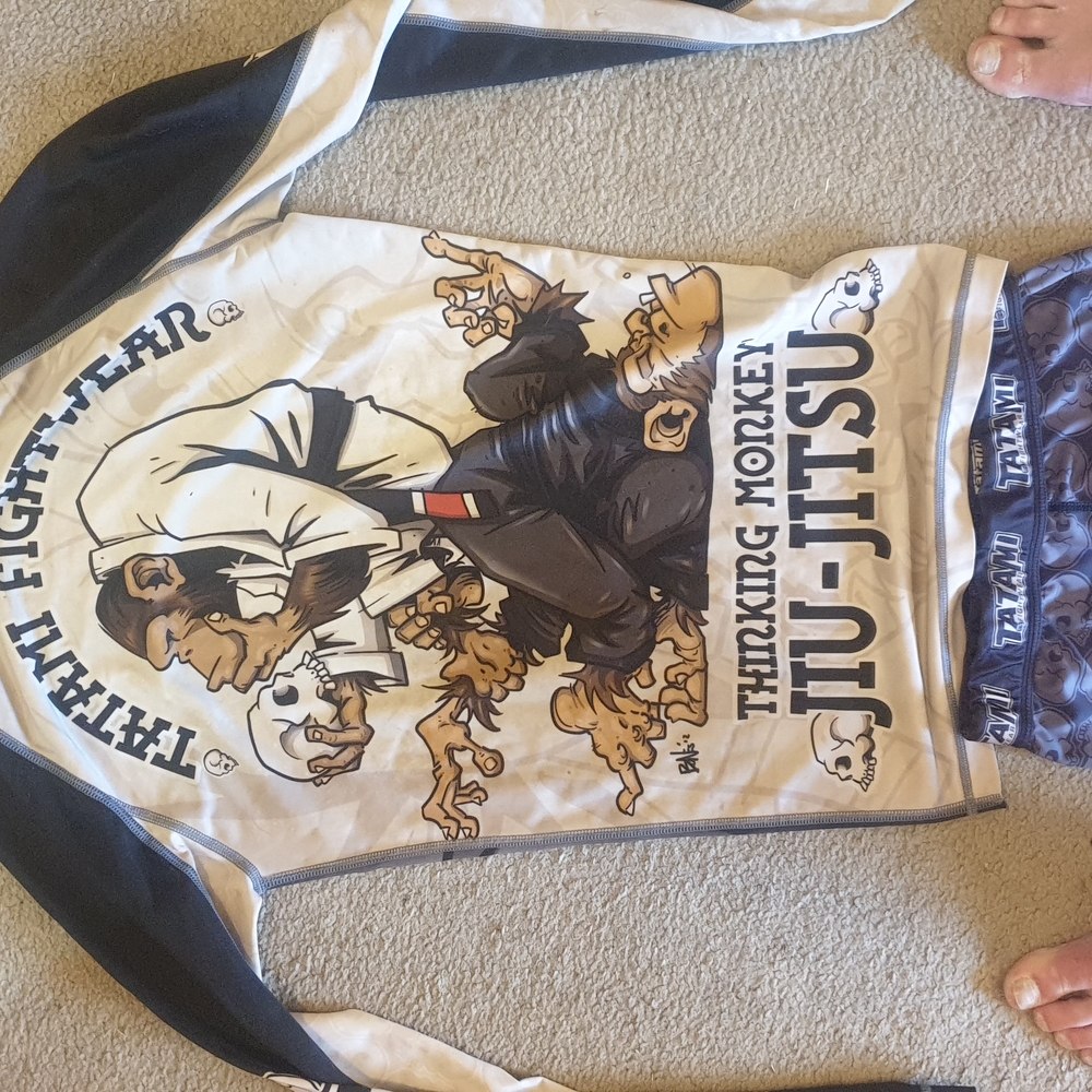 Tatami Fightwear Thinking Monkey Jiu-Jitsu Rash Guard